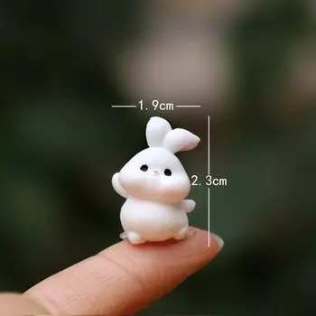 Миниатюрная фигурки кролика из смолы tongyue