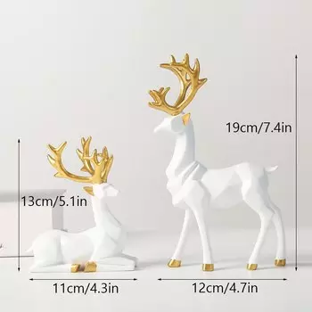 Миниатюрная фигурки оленей NORTHEUINS