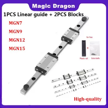 Линейная направляющая Magic Dragon MGN7 MGN12 MGN15 MGN9 100-800 мм