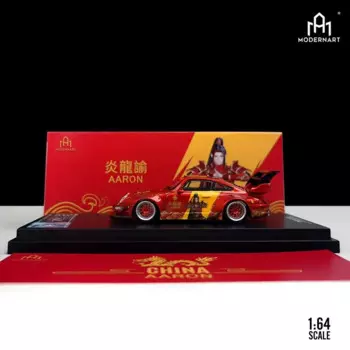 Миниатюрная модель TimeMicro 1/64 RWB993 из китая, модель Yanlongyu для демонстрации, коллекция анимационных автомобилей из сплава