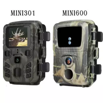 Миниатюрная охотничья мини-фотоловушка Mini600/Mini301 20 МП, камера для охотников за дикой природой, камера 1080P, фотоловушка для животных на лесу для наблюдения