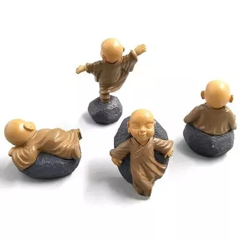 Миниатюрная статуэтка Будды из смолы SIBAOLU