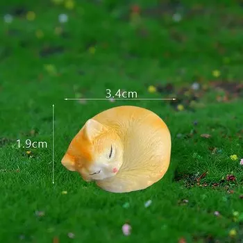 Миниатюрная статуэтка кошки из смолы GCDHome