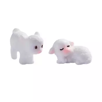 Миниатюрная статуэтка ягнёнка MOYU