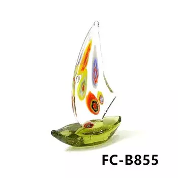 Миниатюрная стеклянная парусная модель JSSMTLP