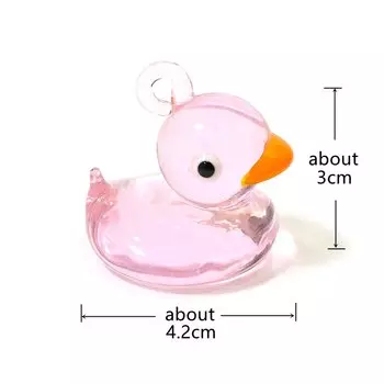 Миниатюрная стеклянная утка JSSMTLP