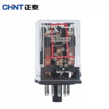 Миниатюрное реле питания общего назначения CHINT JMK3P-I, AC220V, 10A, DC 24V