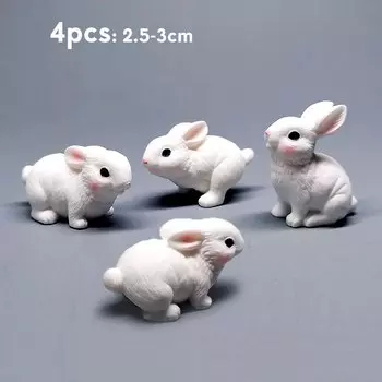 Миниатюрные белые кролики INKANEAR