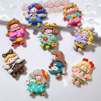 Миниатюрные фигурки девочек MATE BIRDS для скрапбукинга