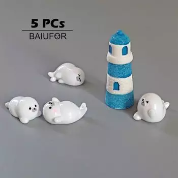 Миниатюрные фигурки маяков BAIUFOR из канифоли
