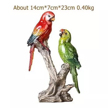 Миниатюрные фигурки попугаев ZHENGHAN
