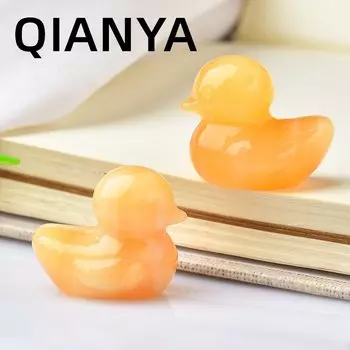 Миниатюрные фигурки уток из камня QIANYA