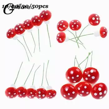 Миниатюрные грибы из смолы GCDHome