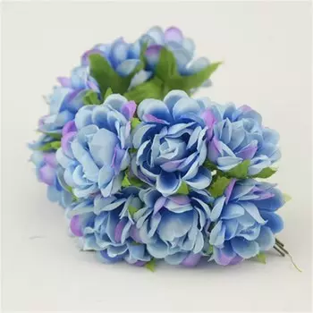 Миниатюрные искусственные розы Nanairo 6 шт.