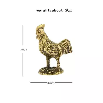Миниатюрные медные фигурки петуха MOONBIFFY