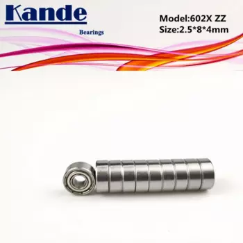 Миниатюрные подшипники 602X ZZ 602XZZ, 10 шт., шарикоподшипники 602X 2,5x8x4/2,5*8*4