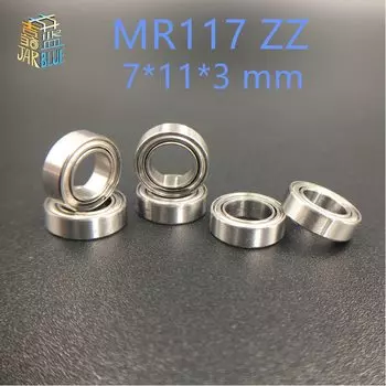 10 шт./партия, миниатюрные подшипники MR117ZZ MR117 ZZ MR117Z MR117-2Z 7*11*3