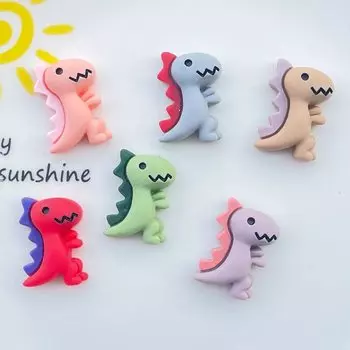 Миниатюрные разноцветные динозавры из канифоли MATE BIRDS 20 шт