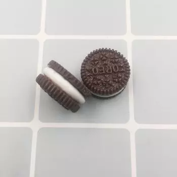 Миниатюрные смоляные кремовые печенюшки кабошоны 20 шт