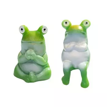 Миниатюрные статуэтки лягушек MOYU