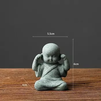 Миниатюрные статуи Будды из синего песчаника GOHAND
