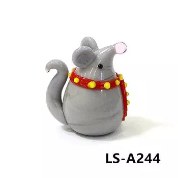 Миниатюрные стеклянные фигурки мышей JSSMTLP