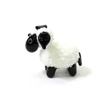 Миниатюрные стеклянные фигурки овец JSSMTLP