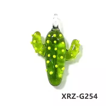 Миниатюрные стеклянные кактусы JSSMTLP, набор из 2 штук