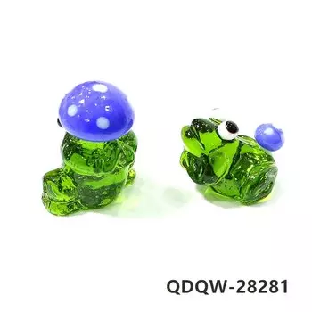 Миниатюрные стеклянные лягушки JSSMTLP, 2 шт.