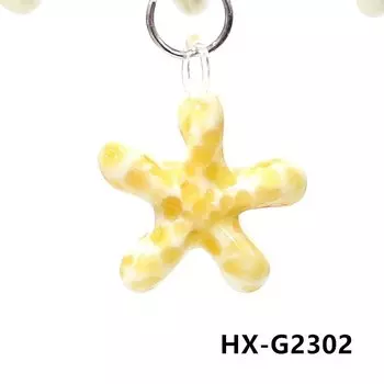 Миниатюрные стеклянные морские звезды подвески JSSMTLP