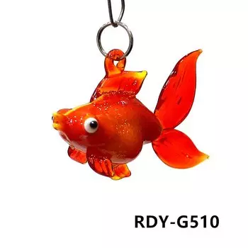 Миниатюрные стеклянные рыбьи подвески JSSMTLP