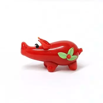 Миниатюрные стеклянные свиньи GLASS MOUSE