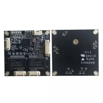 Миниатюрный 4-портовый 10/100M коммутатор Ethernet неуправляемый модуль PCB