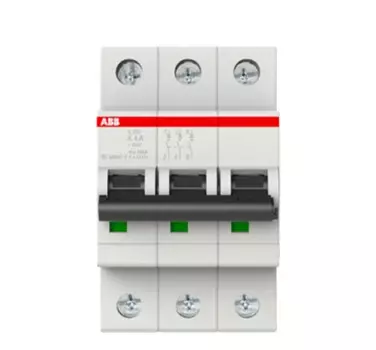 Миниатюрный автоматический выключатель 10115627 S203-K4 3P | 4A | K | 10KA 2CDS253001R0337
