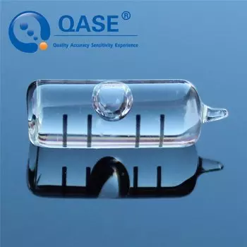 Миниатюрный цилиндрический уровень QASE 6*17 мм, измеритель уровня воды с закругленными пузырьками, 1 шт.