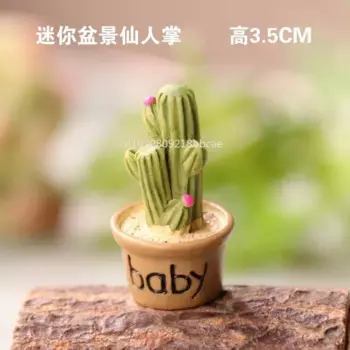 Миниатюрный искусственный кактус MOONBIFFY