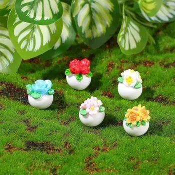 Миниатюрный кукольный домик цветочный горшок MOONBIFFY