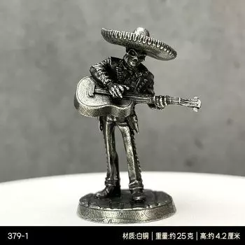 Миниатюры из меди "Группа черепов"