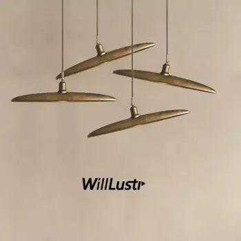 Минималистичная деревянная Подвесная лампа, дизайнерская подвесная Потолочная люстра для столовой, ресторана, отеля