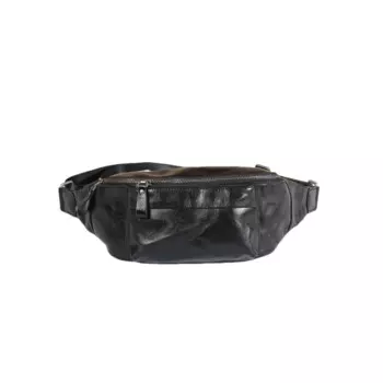 Минималистичная мужская поясная сумка из натуральной кожи, клатч, верхний слой, сумка через плечо из воловьей кожи, текстурированная поясная сумка, кожаная сумка премиум-класса