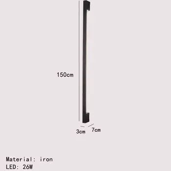 Минималистичный настенный светильник IWP черный золотой