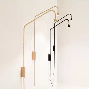 Минималистичный прикроватный настенный светильник для спальни, декоративная лампа для гостиной в скандинавском стиле, современный светодиодный светильник для атмосферы