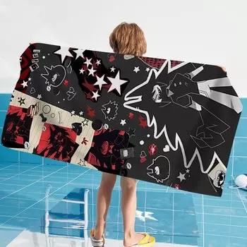 MINISO Аниме полотенце для детей