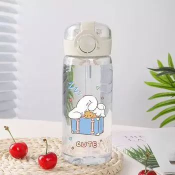 MINISO детская пластиковая бутылка для воды 400 мл