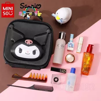 MINISO Kulomi новая косметичка Элитный бренд мультфильм модная портативная женская косметичка большая вместительная дорожная сумка для стирки
