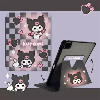 MINISO Kuromi Cartoon Glaid Apple Ipad Case Pro 11 12,9 Защитный чехол для Ipad 2020 2022 10,9 10,2 дюйма Чехол MIini 6 Air 3 4 5