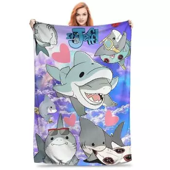 MINISO Marvel-Rivals Jeff the Land Shark одеяло