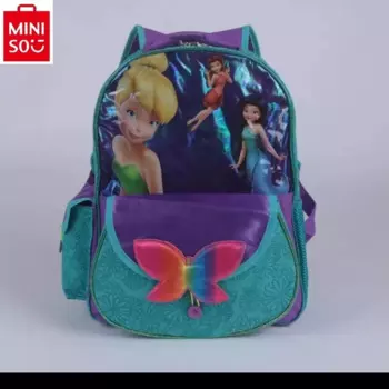 MINISO милый студенческий рюкзак с мультяшными принцессами Диснея простой и повседневный вместительный Детский рюкзак для хранения