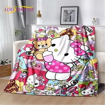 MINISO Одеяло Hello Kitty Фланель