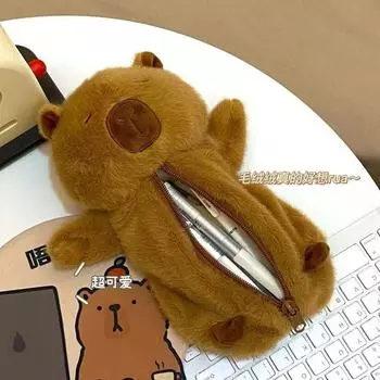 MINISO Плюшевый пенал Капибара